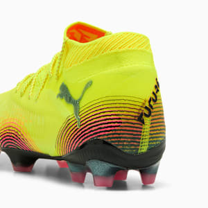 Chaussures de soccer à crampons pour terrain ferme FUTURE 8 ULTIMATE Femme, Yellow Alert-PUMA Black-Sun Struck, extralarge